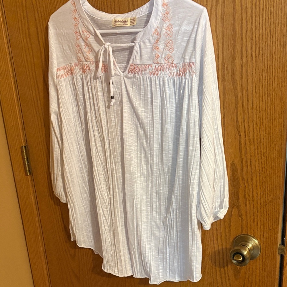 Faded glory women’s gauzy top large excellent condition
